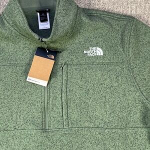 The North Face Gordon Lyons 1/4 Zip Fleece Mens XXL Bark Mist Heath NWT